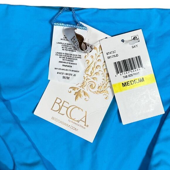 Becca Swimwear Color Code Cutout Hipster Bikini Bottoms, Size M, NWT - Picture 6 of 9